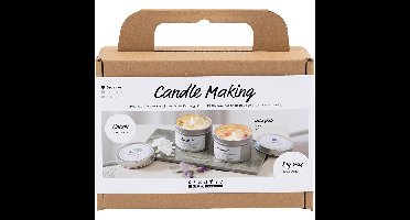 DIY Kit - Candle Casting - Soy Candle w/Aventurin & Amethyst (977753)