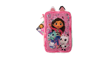 Gabby's Dollhouse - Double Pencil Case w/Content (033708500)