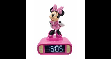 Lexibook - Minnie 3D Digital alarm clock&night light (RL800MN)