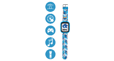 Lexibook - Sonic Kids Smartwatch with 8GB memory card included (DMW070SN)