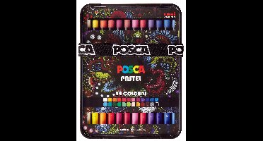 Posca - Pastels - Bright&intense colors, 24 pcs (402022)