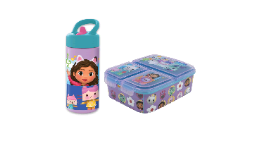 Stor - Lunch Box&Water Bottle - Gabby's Dollhouse