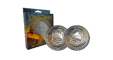 The Lord of the Rings Set of 4 Embossed Metal Coasters