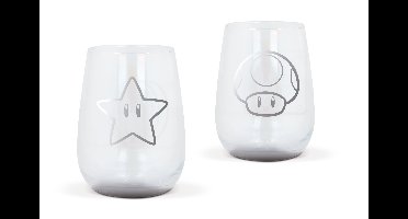 Stor - Gift set of 2 Glasses - Super Mario (1376)