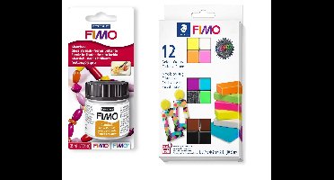 FIMO - Acces Gloss Lacquer 35ml &   Effect Set Neon