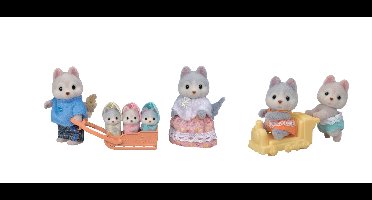 Sylvanian Families - Husky Family&Twins