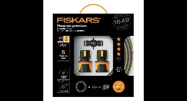 Fiskars Hose set Premium 15m 9mm