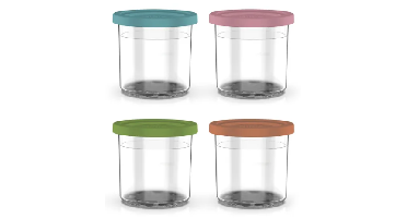 Ninja - Dessertbekers - 470 ml - 4 stuks