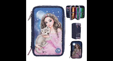 TOPModel - Triple Pencil Case LED WOLF ( 0413150 )