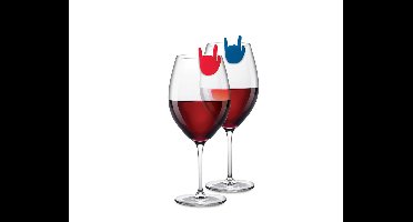 Winkee - Drinks Markers - Rock Hand Glass Marker - Set of 8