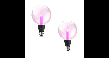 Philips Hue - 2x Lightguide G125 Globe E27 - Bundel
