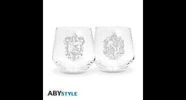 HARRY POTTER - 2 Glass Set Ravenclaw&Hufflepuff EUROPE x2