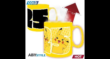 POKEMON - Heat Change Mug - 460 ml - Pikachu 25