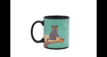 Winkee - Naughty Cat heat sensitive mug