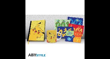 POKEMON - Pck A5 Notebook + Mug320ml + Postcards "Pikachu"