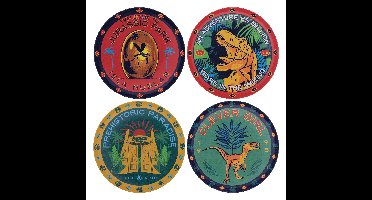Jurassic Park Printed Drinks Coasters