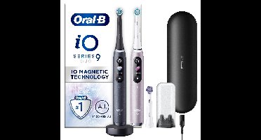 Oral B - iO9 Duo Pack Black Onyx&Rose Quartz Electric Toothbrush - E