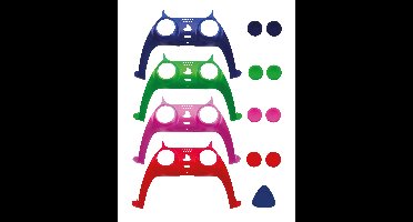 Controller Styling Kits - Faceplate and Thumb Grips x 4(White box)