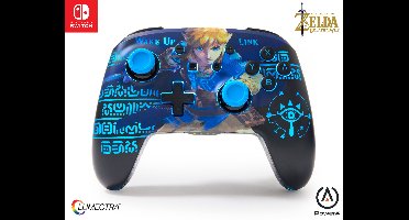 PowerA Enhanced Wireless Controller With Lumectra Etched - Wake Up Link (Nintendo Switch)
