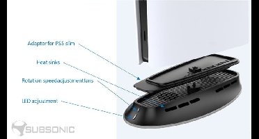 Subsonic Cooling Led Stand - PS5/PS5 Slim