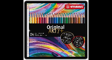 Stabilo - STABILO ORIGINAL Colouring Pencils - Metal box with 24 colours (204204)