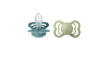 BIBS - Pacifier Supreme 2 PACK - Island Sea/Sage - Size 2