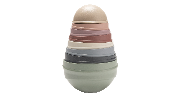 BIBS - Wobbly Tower Pastel Rainbow - (4100100)