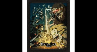 ATTACK ON TITAN (S4) FRAMED 3D