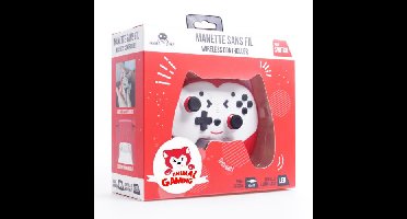 Freaks And Geeks - Switch - Doggy Wireless Controller  for Children with paddles  - Red