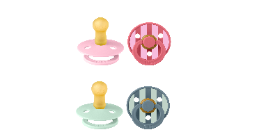BIBS - Pacifier Studio Colour 2x 2 PACK - Size 2