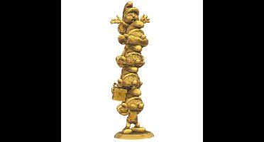 The Smurfs Resin Statue Smurfs Column Gold Limited Edition 50 cm