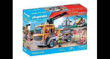 PLAYMOBIL - Construction Truck with Crane (71750)