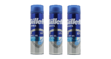 Gillette -  3 x Shave Gel Moisturizing