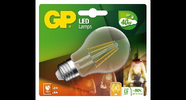 GP - LED Lamp Classic Filament, E27, 4W (40W), 470lm
