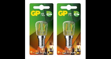 GP - LED Lamp Filament, T25, E14, 1.9W (22W), 210lm I Bundle (2 Pcs)