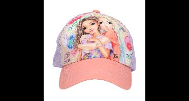 TOPModel - Printed Cap GIRL POWER - Coral (413511)