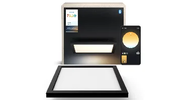 Philips Hue Aurelle– Rechthoekig plafondpaneel – White Ambiance (Zwart, zonder dimmer)