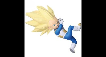 Banpresto - DRAGON BALL DAIMA SUPER SAIYAN 3 VEGETA(MINI) FIGURE WITH PANEL