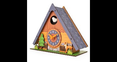 Kikkerland - Cuckoo Clock - 22 cm x 18.25 cm x 9 cm