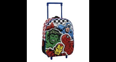 Cerda - Kids Backpack Trolley 3D - Avengers