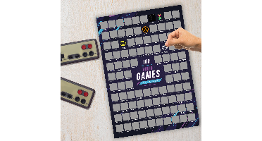 Mad Monkey - Scratch Poster Top 100 Video Games