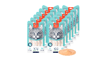 Wanpy - 12x Cat Creamy Lickable Treat - Tuna&Codfish 70g (5x14g) - Bundle