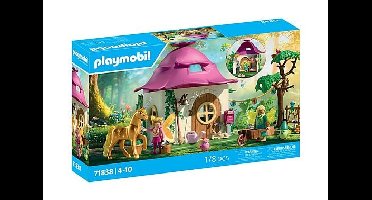 PLAYMOBIL - Cozy Fairy Home with Golden Unicorn (71838)