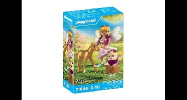 PLAYMOBIL - Golden Unicorn Foal with Fairy (71844)