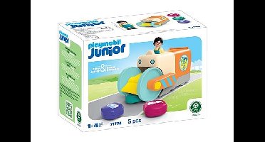 PLAYMOBIL - Junior: Push and Grab Garbage Collector (71774)