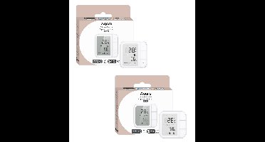 Aqara - 2x Smart Temperature&Humidity Sensor with LCD Display– Zigbee/Thread - Bundle