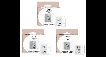Aqara - 3x Smart Temperature&Humidity Sensor with LCD Display– Zigbee/Thread - Bundle