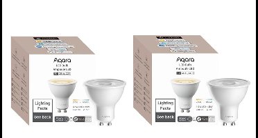 Aqara - 2x GU10 LED Bulb T2 Turnable White - Bundle