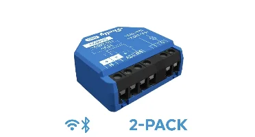 Shelly 1 Gen3 (2-pack)– Slimme Wi-Fi relais voor huisautomatisering