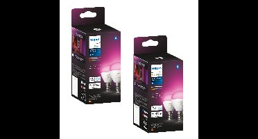 Philips Hue - 2x WCA 5.1W Luster E14 E - 2 Pack Bundle 4 pcs